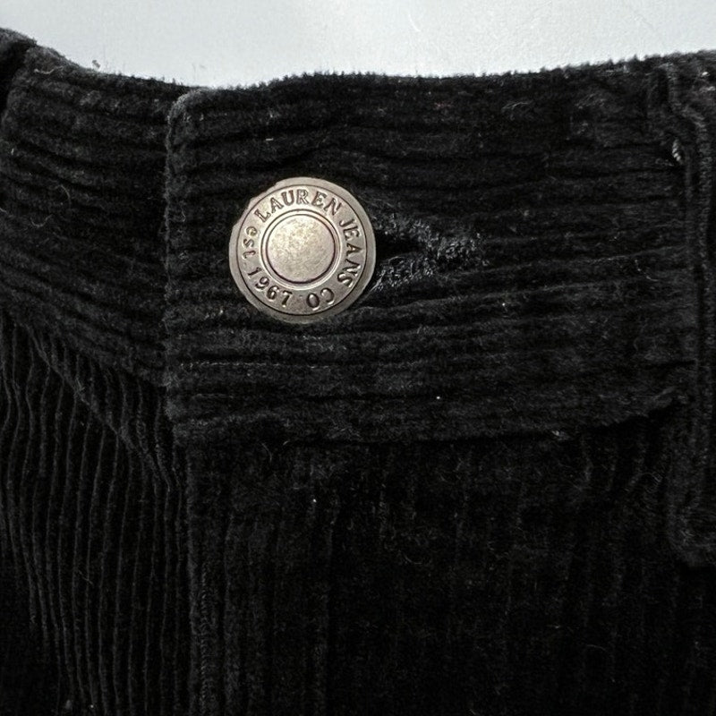 Ralph Lauren Jeans Co. Black Corduroy Straight Leg Pants