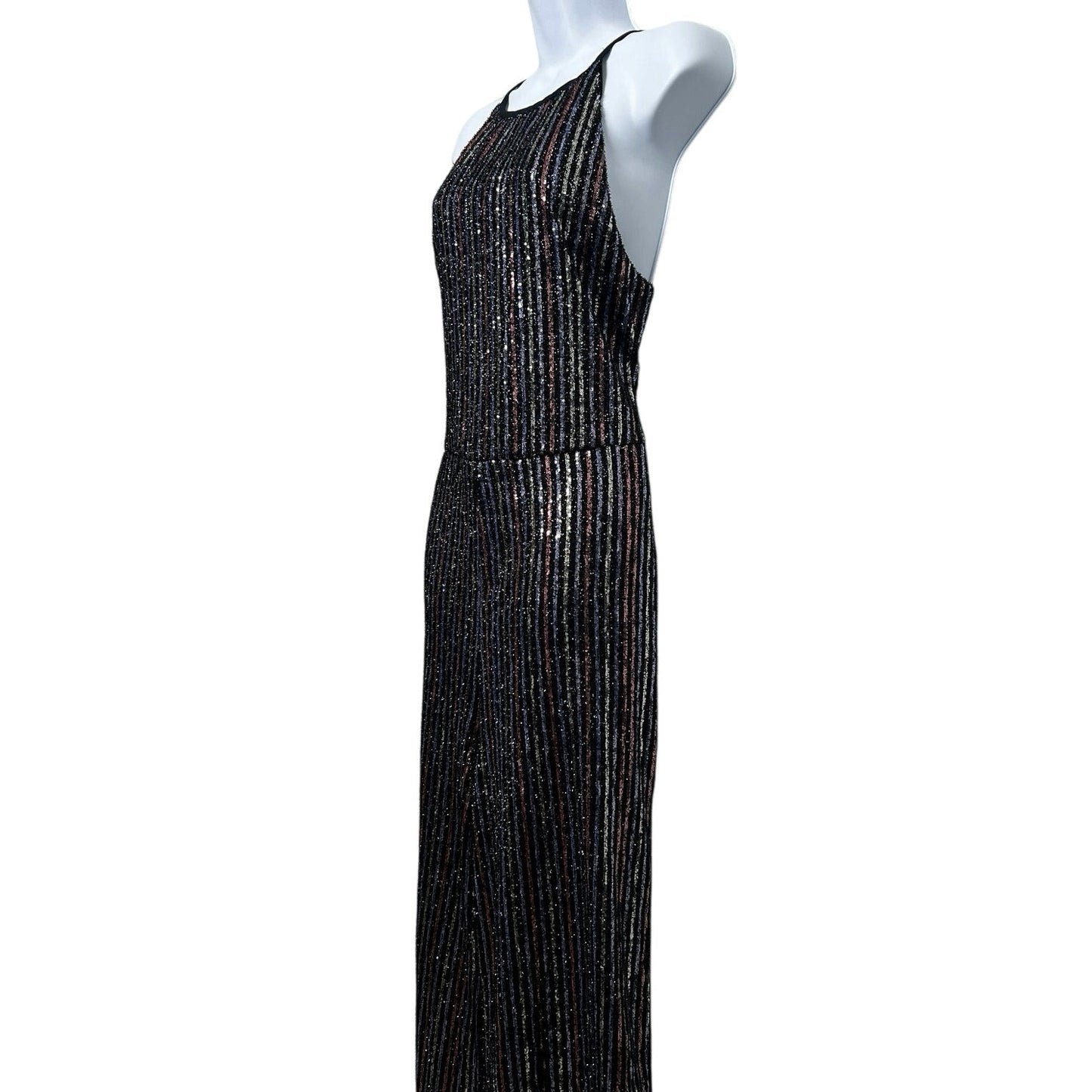 Maeve by Anthropologie Sequin Wide Leg Jumpsuit 14