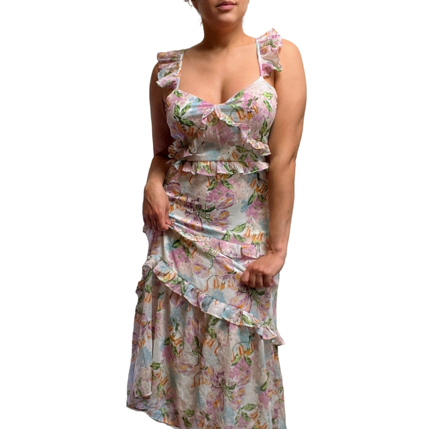 Few Moda o.p.t. Ingrid Dress-Floral Multi Midaxi Dress/M