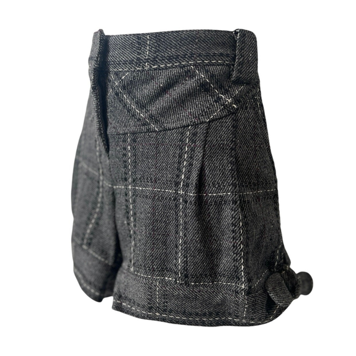 To The Max Wool Blend Plaid Shorts 10