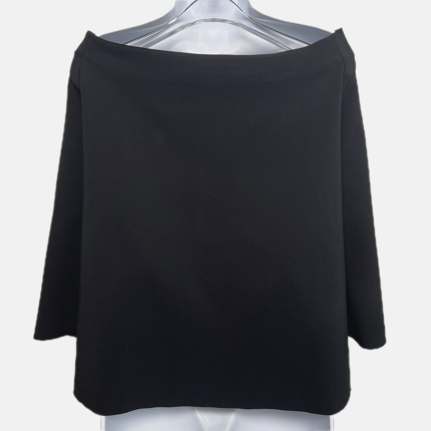 Zara Basic Off Shoulder 3/4 Sleeve Swing Top/L