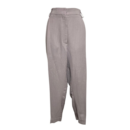 Brunello Cucinelli High Waist Straight Leg Cropped Trousers