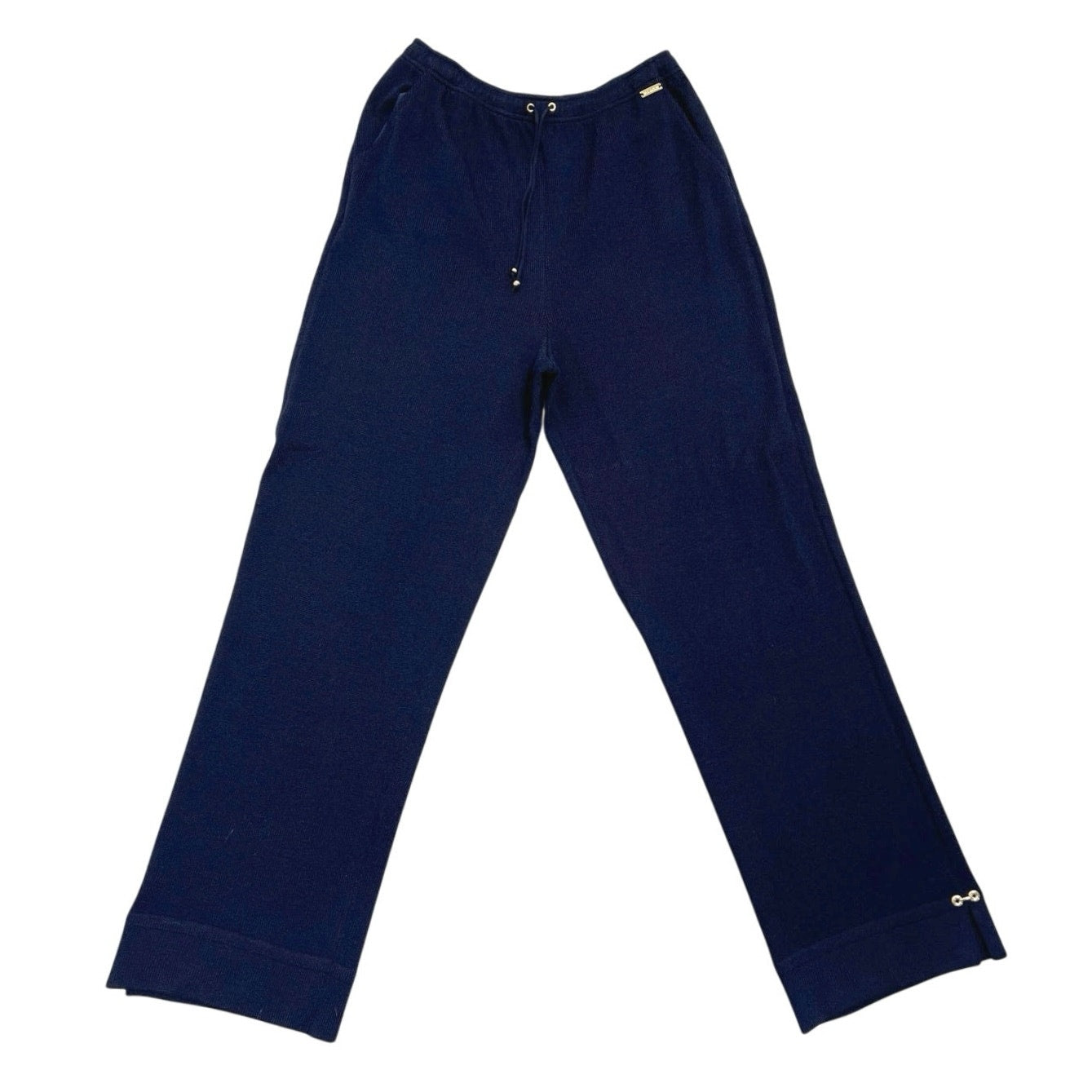 Vintage St. John Sport Knit Navy Wide Leg Joggers-L