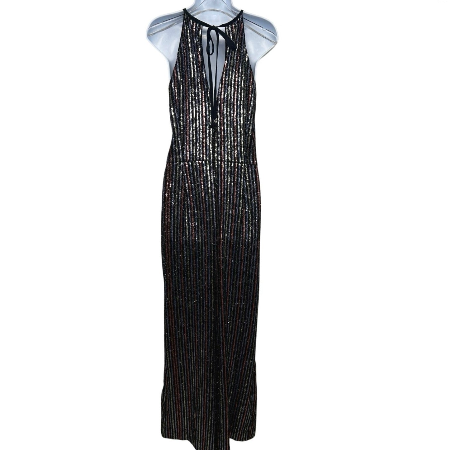 Maeve by Anthropologie Sequin Wide Leg Jumpsuit 14