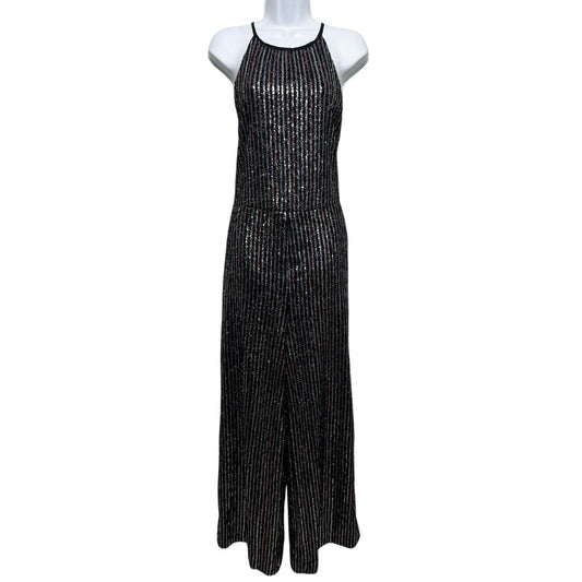 Maeve by Anthropologie Sequin Wide Leg Jumpsuit 14