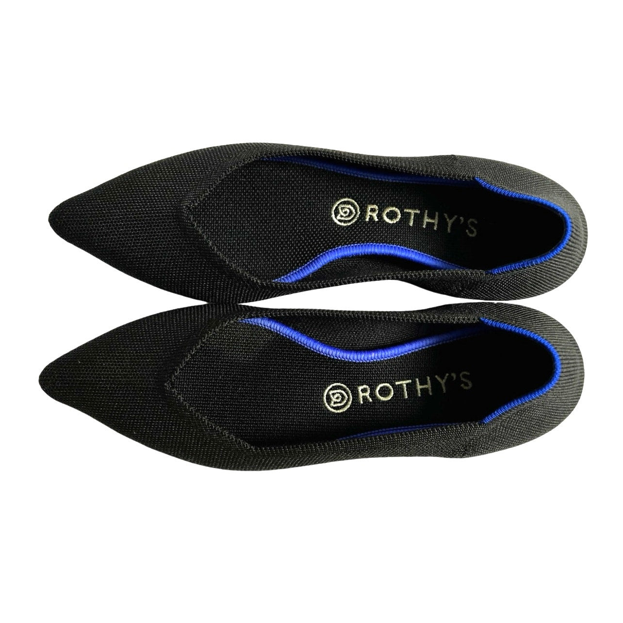 Rothy's The Point Black Solid Women's Flats/9.5