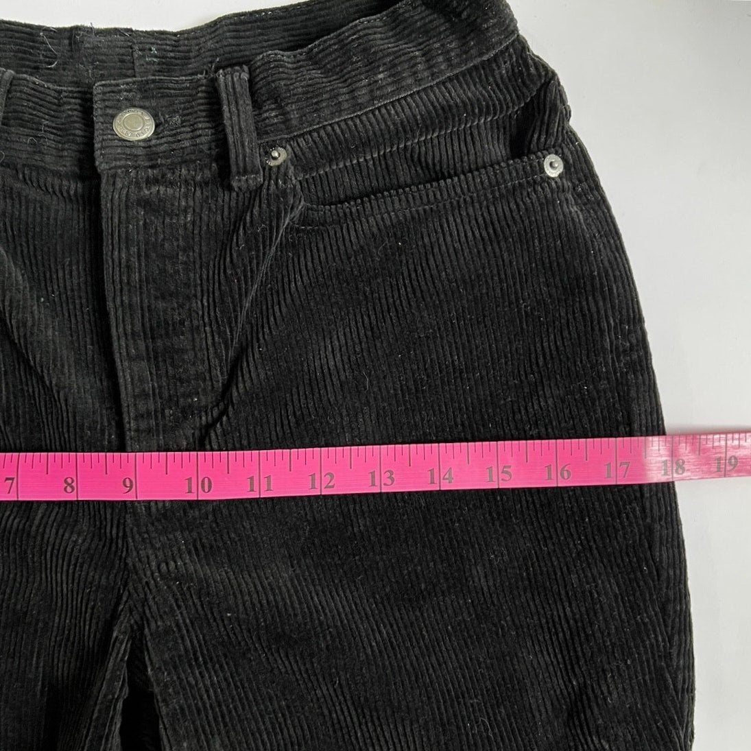 Ralph Lauren Jeans Co. Black Corduroy Straight Leg Pants