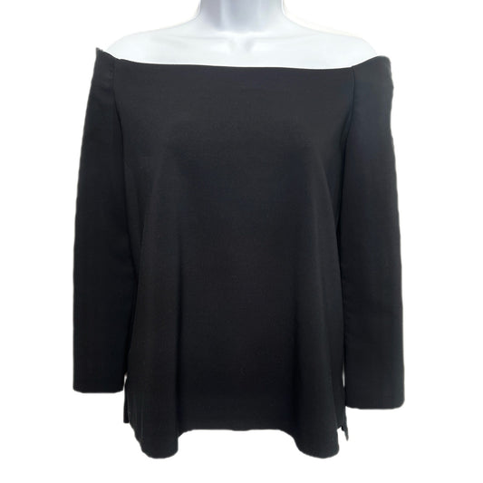 Zara Basic Off Shoulder 3/4 Sleeve Swing Top/L