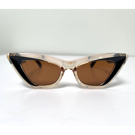 Unbranded Two-Tone Cat Eye Sunglasses