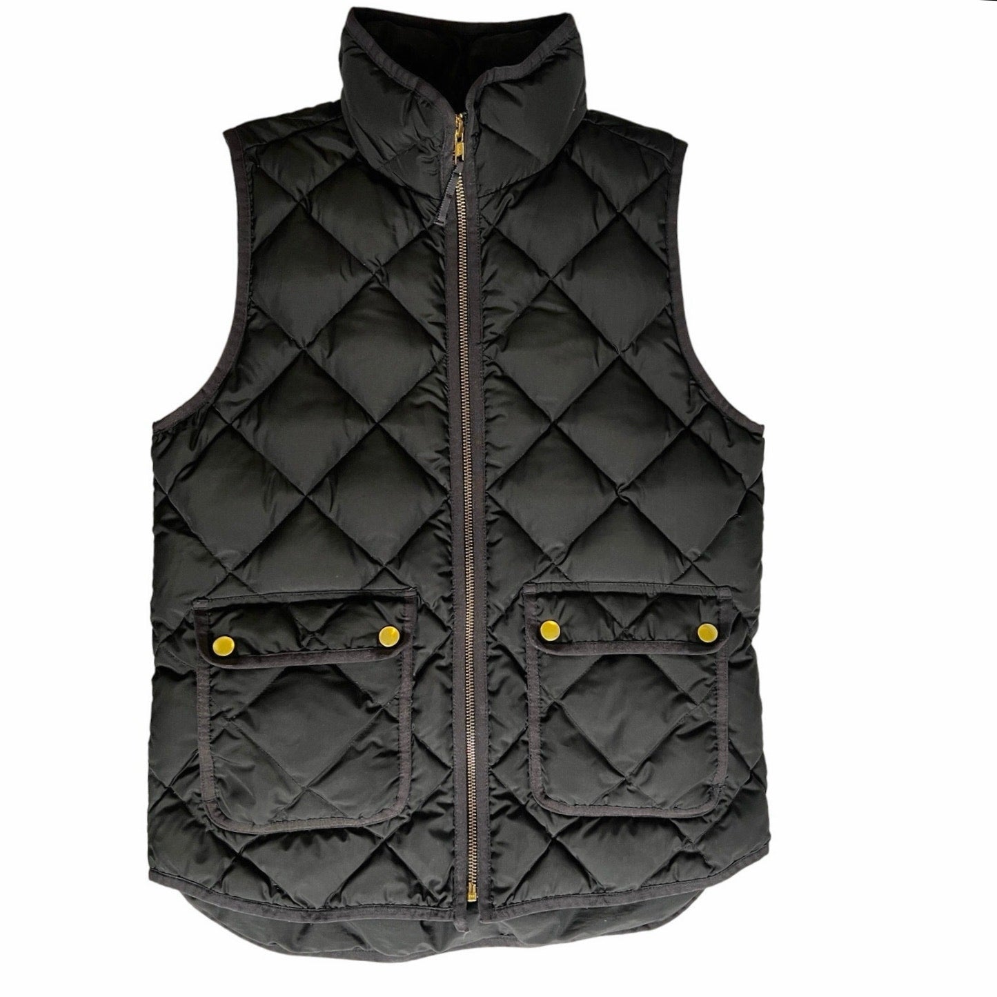 J.Crew Down Filled Puffer Vest Black XS