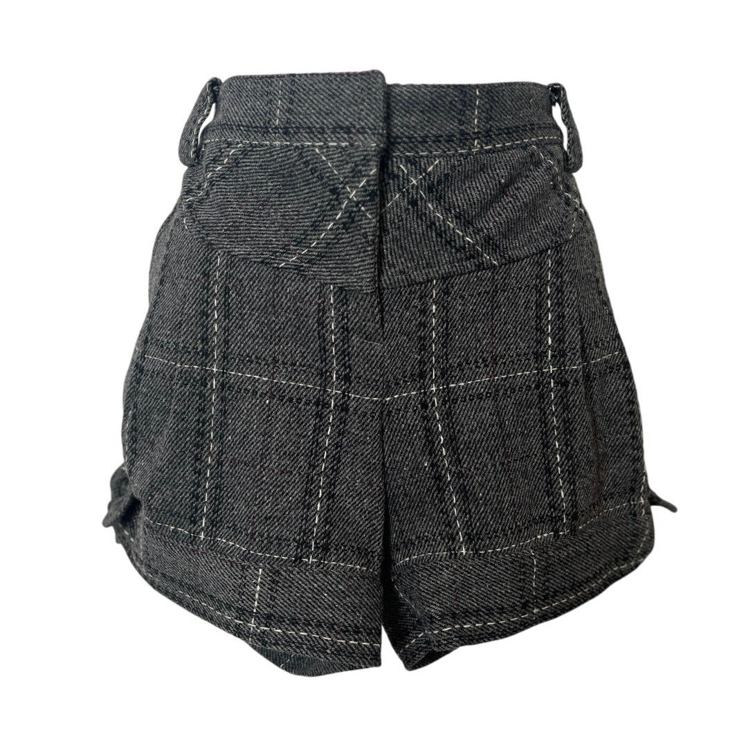 To The Max Wool Blend Plaid Shorts 10