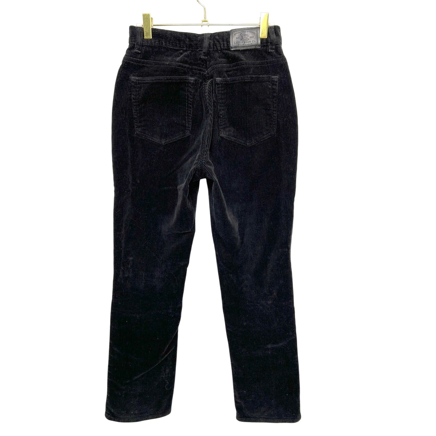 Ralph Lauren Jeans Co. Black Corduroy Straight Leg Pants